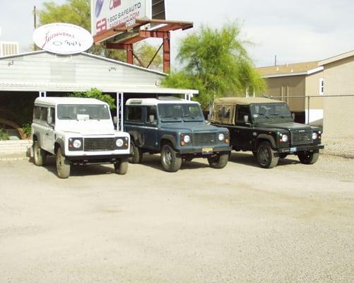 Defender day it seems, at Falconworks