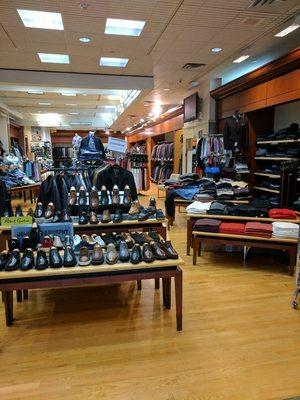 At Ramani's clothiers we can dress a man from head to toe.
With shoes from Johnston and Murphy. Your style can start from the bottom up.