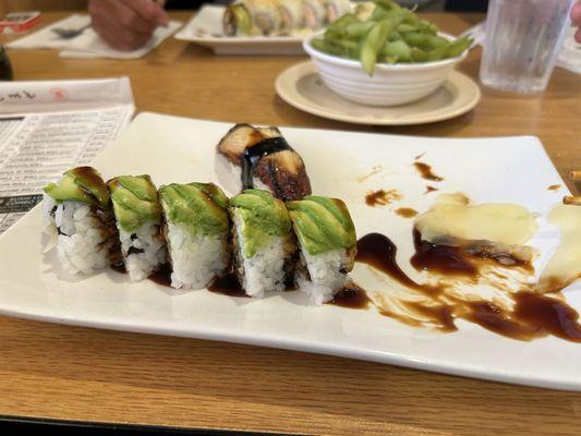 Caterpillar Roll and Unagi