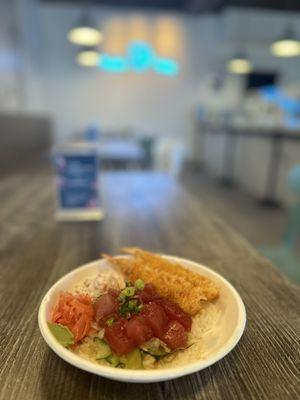 Ahi and Tempura Bowl