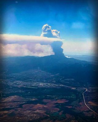 The Airport Fire (9300+ acres burned so far 9/10/24)