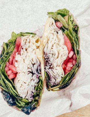 Special: Blueberry Brie Wrap with Turkey