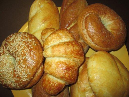 Cormick's recipe - baked fresh daily - croissant, bagel, potato and pumpernickel breads