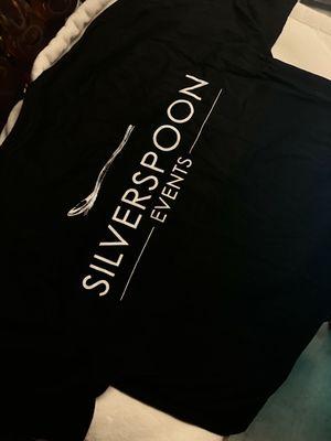 Silver Spoon Events tees for sale...