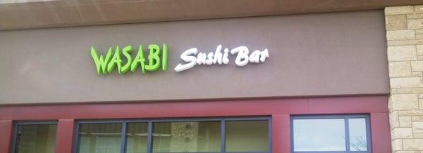 Channel Letter Sign for Wasabi Sushi Bar