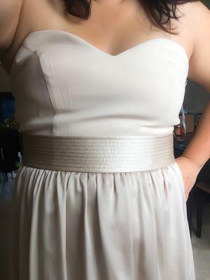 This was a halter top dress, altered to a sweetheart neckline. The work was seamless and perfect.