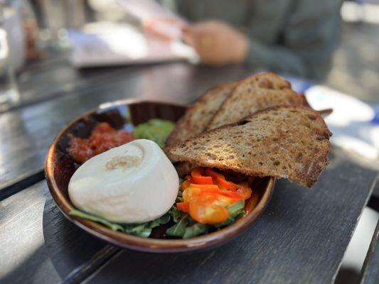 A'LOTA BURRATA the pesto was a nice compliment and there truly is a helluva lot of burrata!!