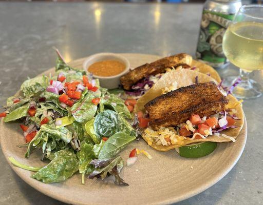 Blackened fish tacos