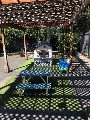 Infant/toddler outdoor play area