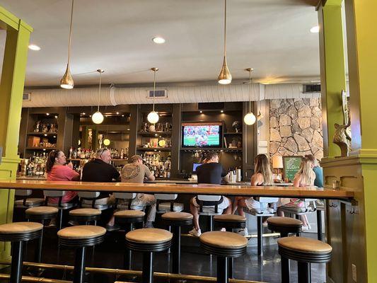 View of the bar at The Rarebit