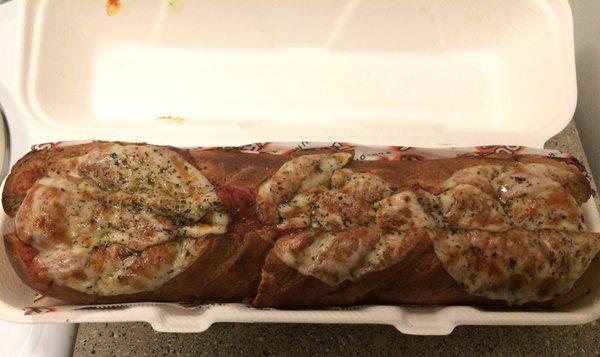 Firehouse Meatball Sub (In Sturdy Take-Out Box) - Open