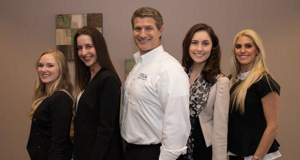 The TLC Team!  From left to right, Kaytlinn, Michele, Dr. Wilson, Alicia and Mariyana.