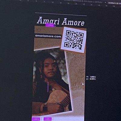 Amari's info for her music