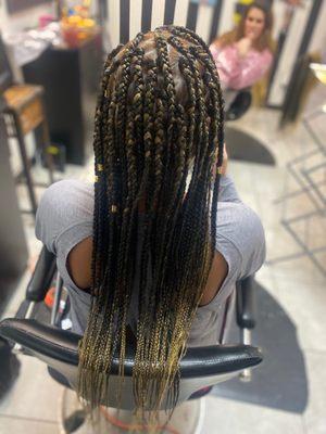 Triangle Box Braids