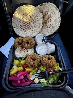 Falafel plate combo