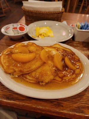 Peach pancakes