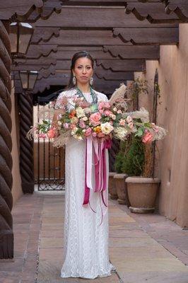 Destination Wedding Florist for Santa Fe Weddings on the Plaza in Old Town.