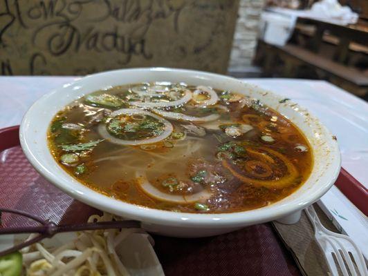 Spicy beef pho