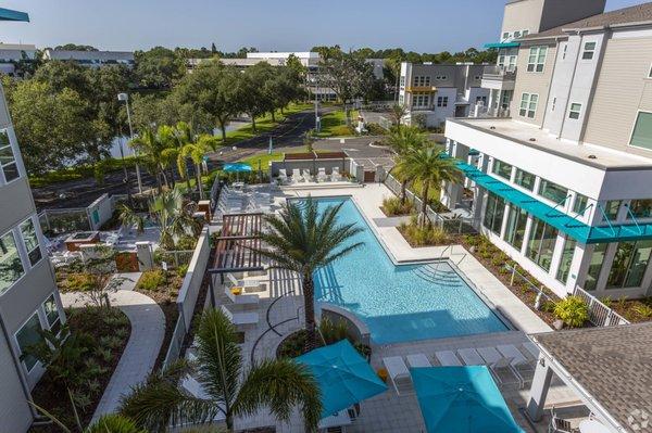 Our resort style, heated pool.