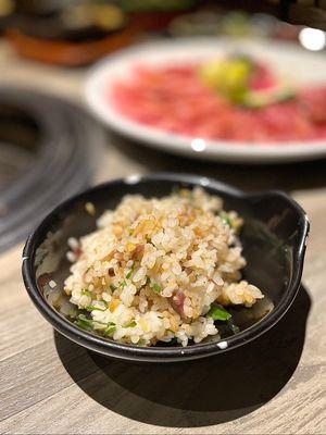 American Wagyu Tasting:  garlic fried rice