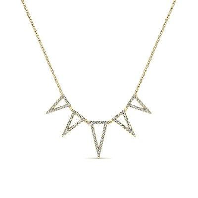 14K Gold and Diamond Necklace from Gabriel NY