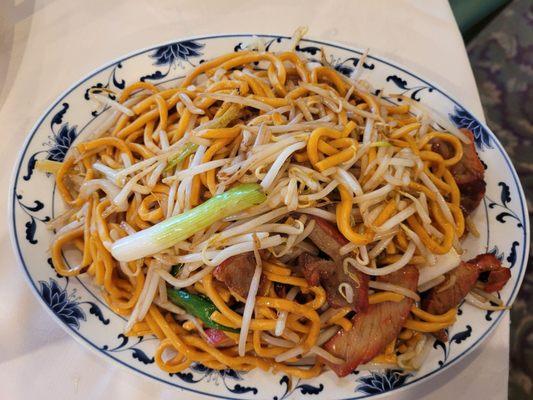 BBQ pork lo mein