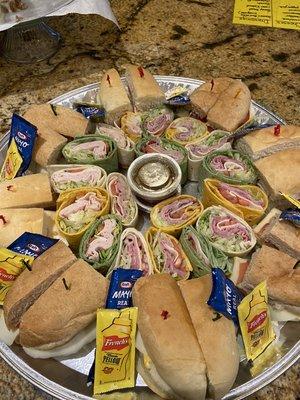 Assorted sandwich tray