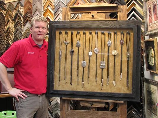 Frame your bolo tie collection!