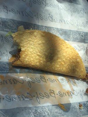 Greasy taco