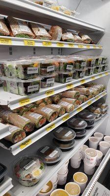 Hungry? Stop by our grab-and-go cooler for prepared salads, sandwiches, wraps, entrees, soup and more!