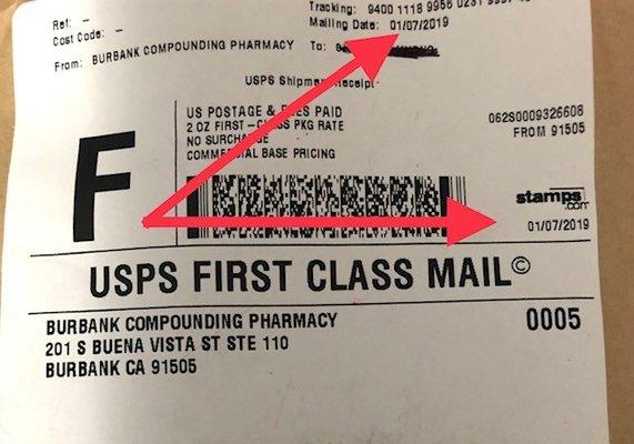 If you're going to lie about something...perhaps you oughta make sure it can't be traced. Mailing date is 1/7/19 not 12/31/18 as stated.