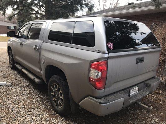 2019 tundra and ARE Z-series topper