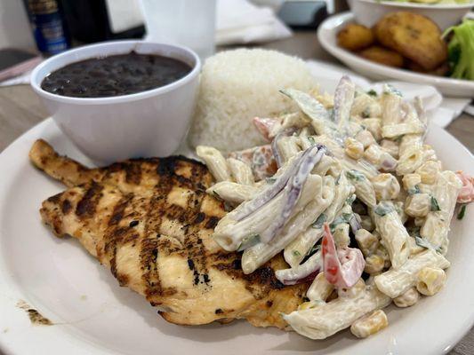 Grilled Chicken Breast (comes w/ 3 sides) $10.99