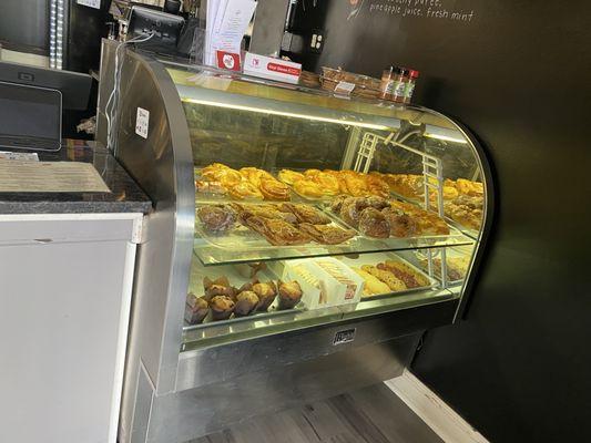 Fresh pastries daily, bakery items