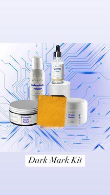 Dark Mark Kit.    Reduces dark marks, acne & evens complexion & moisturizes skin. All Natural!