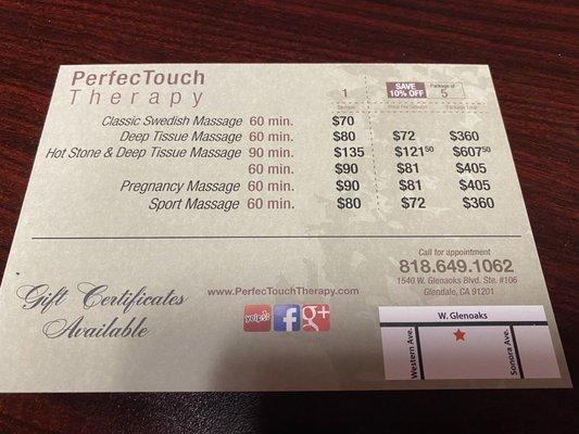 PerfecTouch Therapy