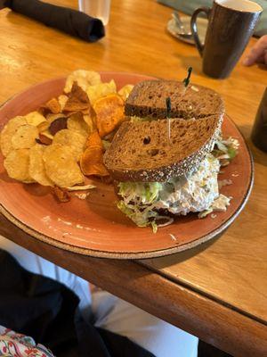 Delicious Cashew Chicken Salad Sandwich