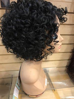 Side view of lace wigs