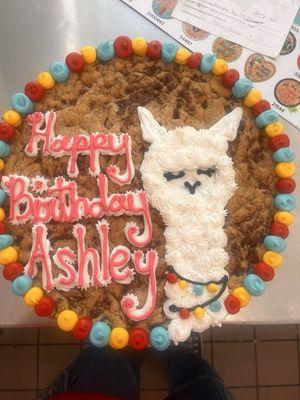 Custom Cookie Cake