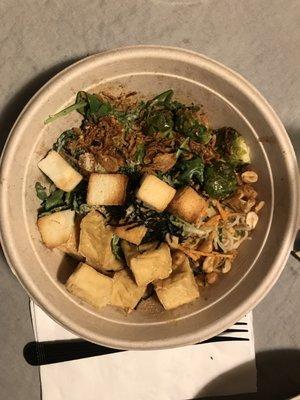 Baked Tofu Bowl ($15)