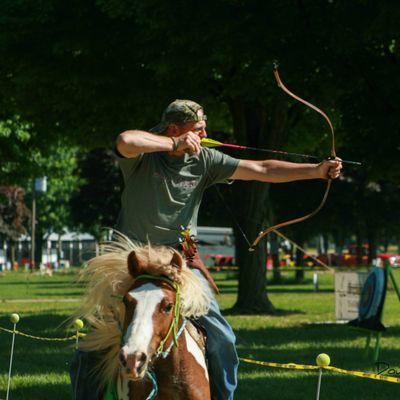 Mounted Archery bows, supplies, and Training