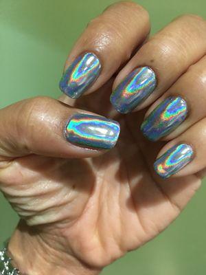 Unicorn nail. (Add on Shellac for only $5 for 10nails)