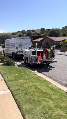 Hydro-Jetting service, drain cleaning.