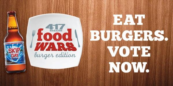 Vote for Andy B's in the 417 Burger Wars! Our Balsamic Swiss burger is AMAZING!