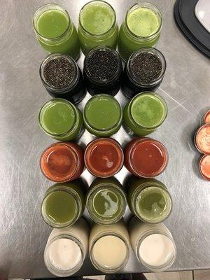 3-day juice cleanse package. All organic!