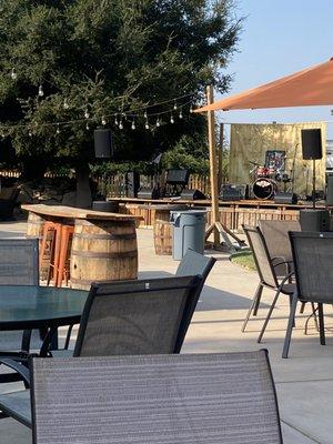 Outdoor Shaded Seating...Very Clean