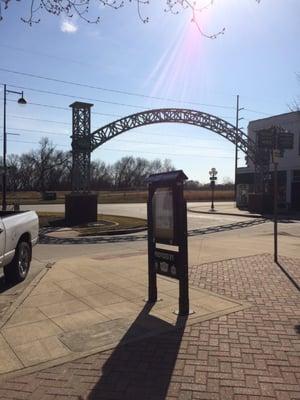 Opening arches of Valley Junction