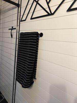 Perfect towels for my bathroom I would not have seen without going in!