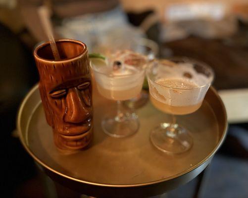 1.  Puki Puki Punch 2. Prado Cocktail 3. Whiskey Sour