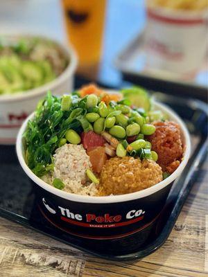 Large Poke Bowl (4 Scoops)